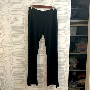 Cozy Ribbed Crossover Waistband Flare Legging Pants - Colsie (Target)